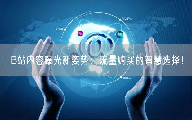 B站内容曝光新姿势：流量购买的智慧选择！