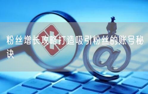 粉丝增长攻略打造吸引粉丝的账号秘诀