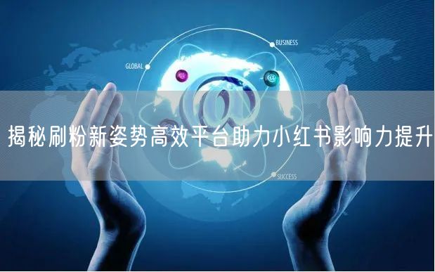 揭秘刷粉新姿势高效平台助力小红书影响力提升