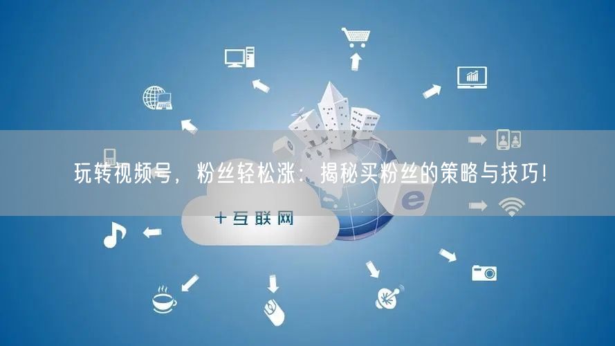 玩转视频号，粉丝轻松涨：揭秘买粉丝的策略与技巧！