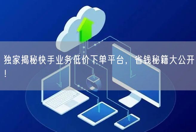 独家揭秘快手业务低价下单平台，省钱秘籍大公开！