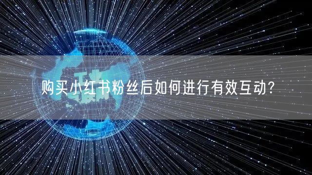 购买小红书粉丝后如何进行有效互动？