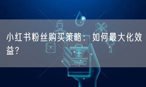 小红书粉丝购买策略：如何最大化效益？