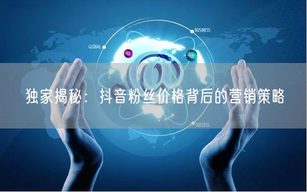 独家揭秘：抖音粉丝价格背后的营销策略