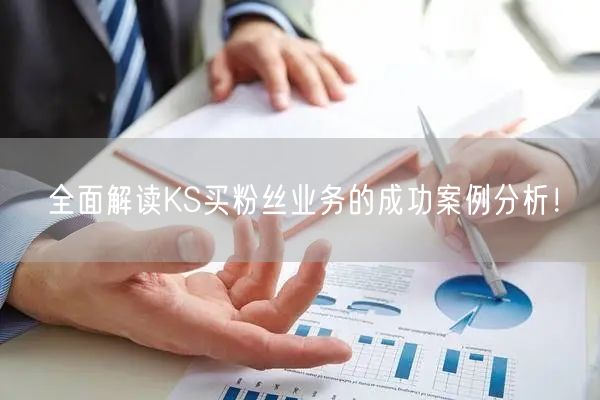 全面解读KS买粉丝业务的成功案例分析！