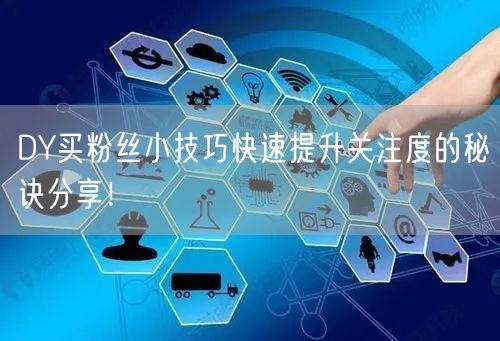 DY买粉丝小技巧快速提升关注度的秘诀分享！