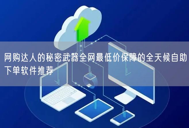 网购达人的秘密武器全网最低价保障的全天候自助下单软件推荐