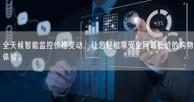 全天候智能监控价格变动，让您轻松享受全网最低价的购物体验。
