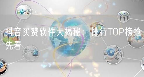 抖音买赞软件大揭秘：排行TOP榜抢先看